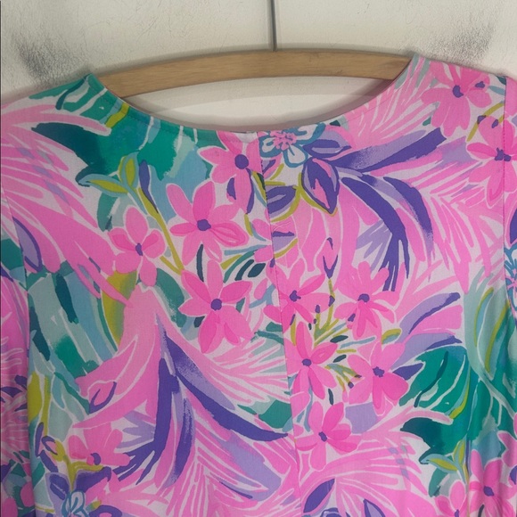 LILLY PULITZER Ophelia It Was All a Dream Jersey Knit 3/4 Sleeve Dress Size XS - Picture 10 of 15